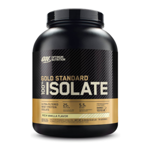 optimum nutrition gold standard 100% whey isolate – vanilla | 76 servings