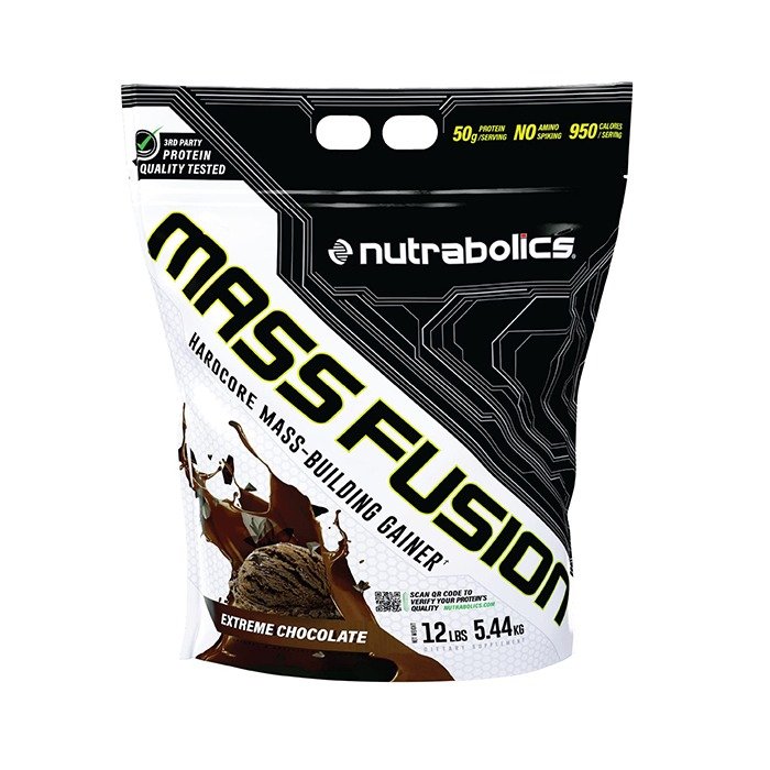 Nutrabolics Mass Fusion 12 LBS 5.44KG – Extreme Chocolate